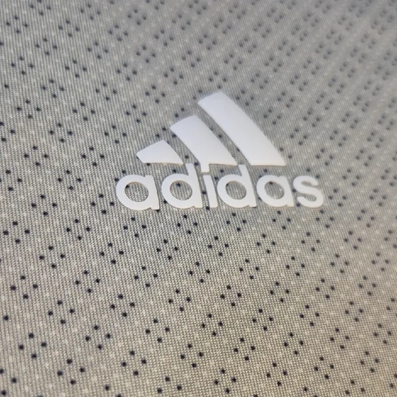 Adidas Golf DryFit Short Sleeve Polo Shirt with Geometric Pattern - Picture 6 of 16